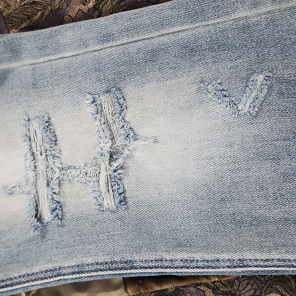 KanCan Mid-rise Button Up Distressed Flare Jeans - Picture 7 of 12